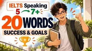 20 Powerful English Words and Phrases about Success & Goals | IELTS Speaking Band 7+