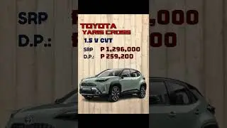 Toyota Yaris Cross Pricelist in Philippines #toyotayariscross #toyotaph #yariscross