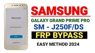 Samsung (SM-J250F) galaxy grand Prime Pro Frp Bypass Easy Method 2024