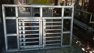 tubular steel sliding window 