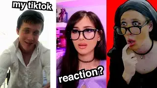 Reacting to SSSNIPERWOLF Reacting to My Video
