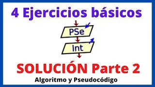 ✅ SOLUTION 4 Basic exercises in PseInt Algorithm and Pseudocode Part 2