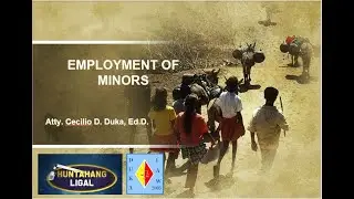EMPLOYMENT OF MINORS