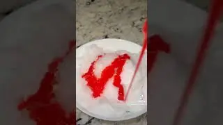 Snowing pretty & easy delicious ice with rohfza Recipe 🤍❄️#snowing #snowfall #icecream