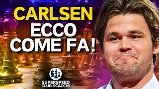 ALLUCINANTE | ECCO PERCHÈ CARLSEN BATTE TUTTI AD OCCHI CHIUSI