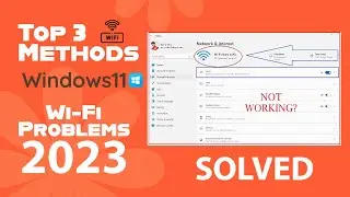 How to Fix Wi-Fi problems on Windows 11 and Windows 10? 3 Basic steps to fix wi-fi issues #2023#new