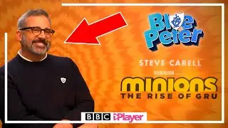 Steve Carell EXCLUSIVE Minions: the Rise of Gru Interview | Blue Peter