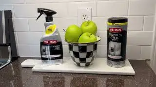 HOW TO CLEAN YOUR GARBAGE CAN / STAINLESS STEEL / CLEAN MY SPACE