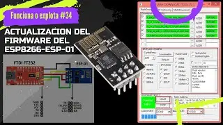 ⚡ Update the firmware of the ESP8266 ESP-01 with the flash download tool