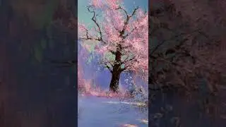 Вечер, иней