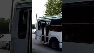 троллейбус ЛиАЗ-5280 борт.номер 1100 следует по маршруту 5 (в депо) 