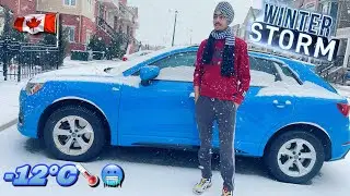 Snow Storm in Canada | Student Earning $22 per hour pay on Holiday | Part Time Job