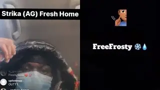 UK DRILL: Frosty (51st) rude freestyle dissing Activegxng | Strika (AGB) fresh home from prison