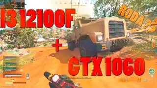 I3 12100F + GTX 1060 / TESTE NO WARZONE