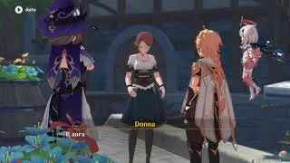 Je fais la quête d’histoire de Lisa (je crois) (les galères) sur Genshin Impact
