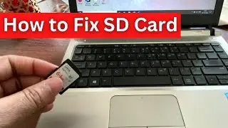 How to Fix SD Card Not Detected حل عدم ظهور الفلاش ميموري  في الحاسوب
