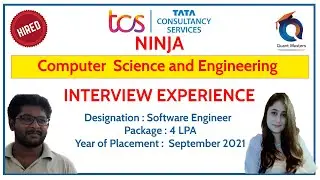 TCS Ninja Interview Experience-September 2021 | CSE Student | Designation: Assistant System Engineer