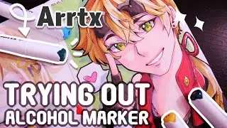 Trying out Alcohol Markers! |Arrtx ALP Markers!
