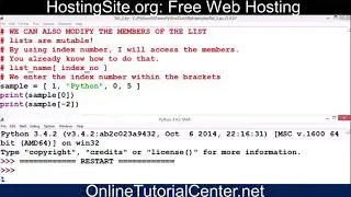Python Programming Tutorial: Lists in Python | list