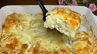 Самый ленивый пирог с сыром!!!