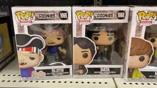 The Goonies Mikey, Data, Chunk ,Brand & Sloth Funko pop