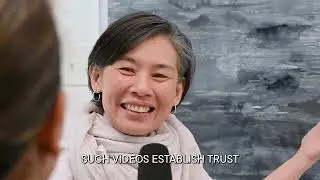 Video interviews humanize brands by showcasing authentic perspectives of executives, staff & clients