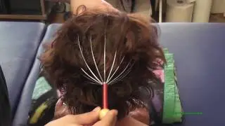 ASMR - Energetic Head & Scalp Massage with Head Massager - Very Relaxing