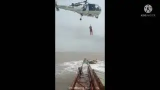 Mv Maharashtra-  - dramatic rescue by Indian Coast Guard-June 17,2021