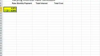 Microsoft Excel: How to Create a Percent Series Using the Fill Handle