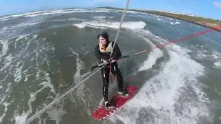 Kitesurfing Poppit Sands Slingshot Supernatural 8th April 2022
