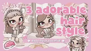 3 CUTE ADORABLE HAIR STYLE 😍 YOU NEED TO TRY!! || EASY QUICK TUTORIAL ✨ AVATAR WORLD! 