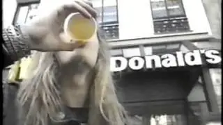 Sebastian Bach Drinking Beer