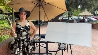 Burning Man Landscape Painting Time-Laspe (Part 1)