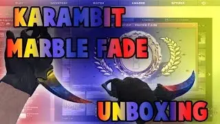 CS:GO KARAMBIT MARBLE FADE UNBOXING!