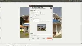 How To Set the Image Canvas Size In GIMP ?