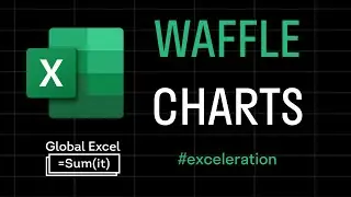 How to create a waffle chart in Excel