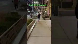 Anyhill E-Scooter Test Run Downtown Detroit 