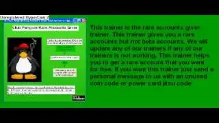 CP Rare Account giver by item.Clubpenguin