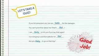 Liable vs Libel│ Shea Writing and Training Solutions │ www.sheaws.com
