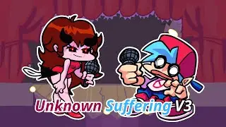 Unknown GF form?!!! (FNF Unknown Suffering V3 but it's GF (+ demon form) VS BF)