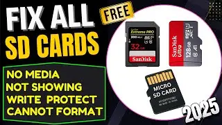 Sd Card Not Working | Memory Card Recovery | Sd Card Format Problem | Sd Card Not Showing