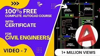 Select, Zoom, Pan, Copy, Move Object  (Video-7) | Complete autocad tutorial for Civil Engineers