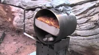 Turn Your Loop Handle Billy Bush Pot Into A Camp Oven! Zebra Pot Baking Pans.