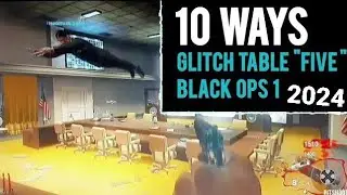 10 ways to Glitch on top of Table in 2025 Black ops 1 Zombies Five Online (PS3)