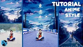 Tutorial Edit Foto Profil Gaya Anime di Photoshop CS6 "Anime Style Effect"