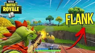 BLIJF SCHIETEN VOOR DE FLANK! - Fortnite Battle Royale Squads #13