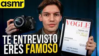 asmr roleplay para dormir asmr eres famoso - asmr español
