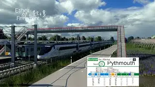 [Cab View] Rural Line/High-Speed Rail Through Service | Mountaineer [Transport Fever Peninsulas Map]