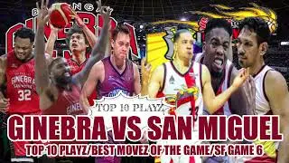 GINEBRA VS SMB SEMIFINALS GAME 6/TOP 10 PLAYZ/BEST MOVEZ OF THE GAME #viralvideo #pbaupdates #nsd