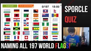 Naming all 197 world flags in under 11 minutes!